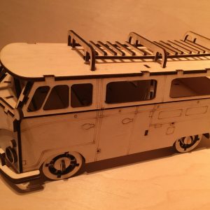 Макет для лазерной резки модели Volkswagen Minibus