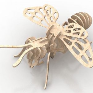 Модель пчелы для лазерной резки