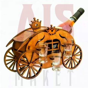 Элегантный мини-бар в форме кареты