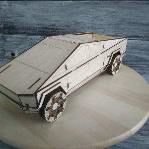 3D модель CyberTruck для лазерной резки