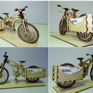 Оригинальная визитница в форме велосипеда