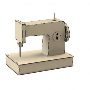 Макет швейной машины для лазерной резки
