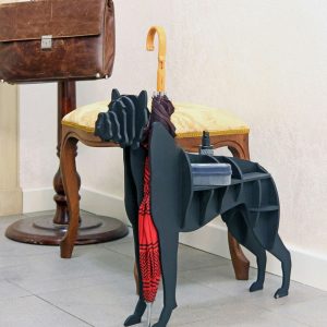 Макет 3D пазла бультерьера для лазерной резки