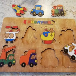 Макет для лазерной резки с изображениями транспортных средств