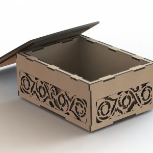 Двухслойная шкатулка для лазерной резки