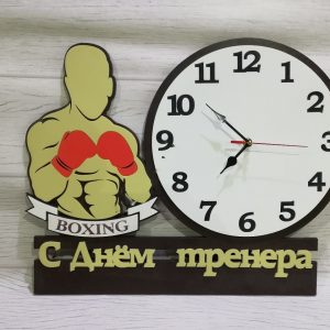 Макет лазерной резки для часов с дизайном