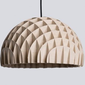 Макет абажура для люстры с узорчатым дизайном