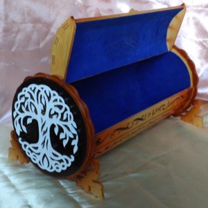 Макет шкатулки для лазерной резки с изысканным узором