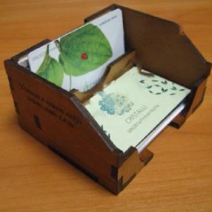 Стильный макет визитницы для офисного пространства