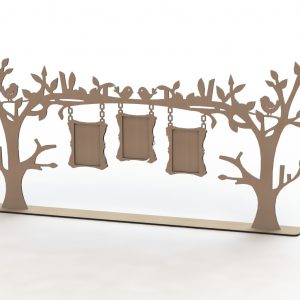 Макет подвесной рамки для фотографий