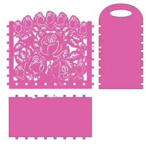 Кашпо для цветов для лазерной резки