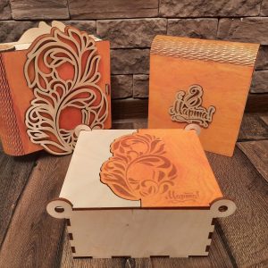 Стильная коробка для орехов и сладостей