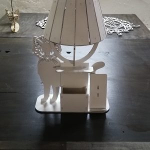 Макет для лазерной резки котолампы №1 с деталями освещения и ламп