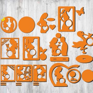 Элегантные фоторамки в стиле "Узи"