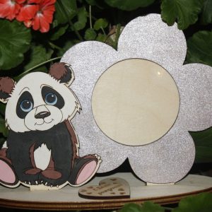 Фоторамка для детей с изображением панды – идеальный аксессуар для детской комнаты