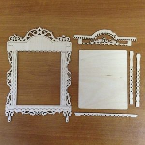 Элегантная фоторамка в стиле наличника