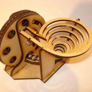 Макет игрушки с шариками для лазерной резки - дизайн с элементами для детей