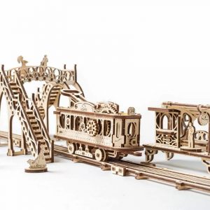 Детализированная модель поезда для лазерной резки