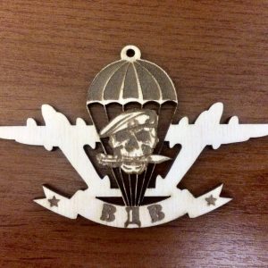 Макет для лазерной резки с символикой ВДВ