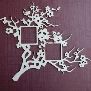 Элегантная фоторамка в виде ветки