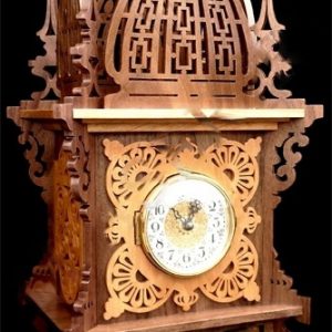 Макет для лазерной резки настольных часов