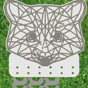 Ключница с изображением енота