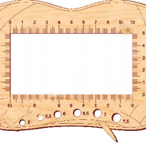 Линейка для вязания с точными делениями и уникальным дизайном