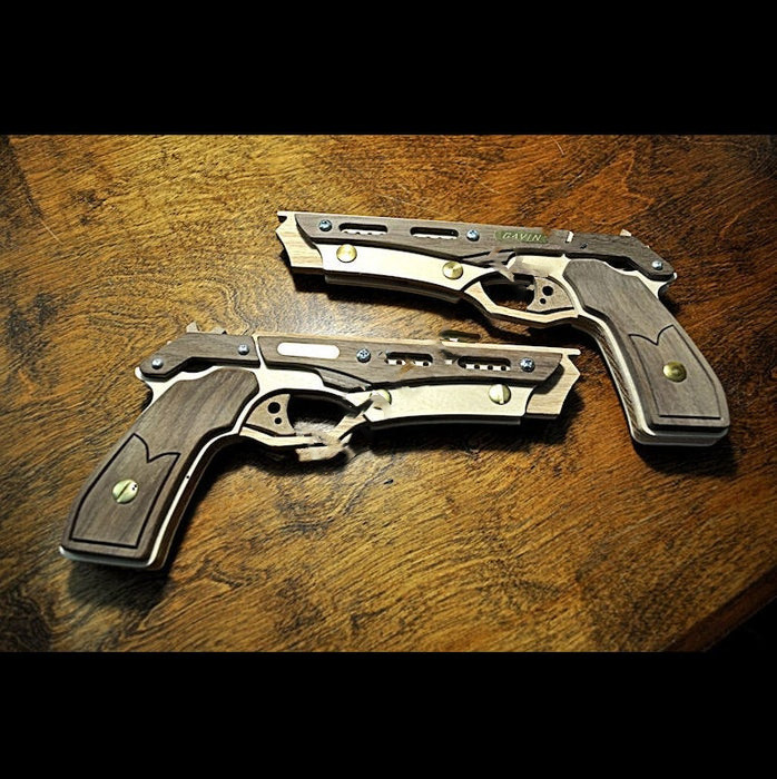 Макет резинкострела для лазерной резки