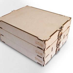 Макет органайзера для мелочей с лазерной резкой