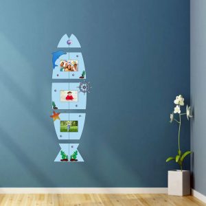 Фоторамка в виде рыбы с лазерной резкой