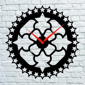 Часы с дизайном звёздочек