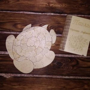 Яркий пазл-алфавит 'Черепаха'