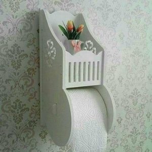 Стильный и функциональный держатель для туалетной бумаги