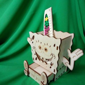 Органайзер для канцелярских принадлежностей в форме губки Боба