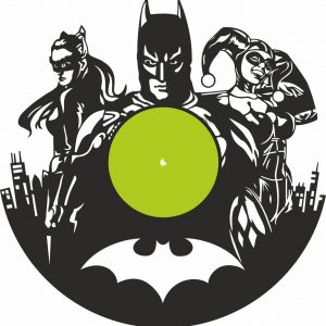 Часы с дизайном в стиле Batman
