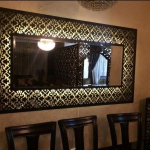 Элегантный макет декоративного элемента для зеркала