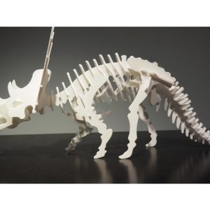 Макет 3D пазла в форме динозаврика для лазерной резки