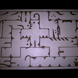 Яркий и увлекательный макет детской головоломки