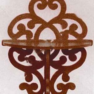 Детализированный макет полки для лазерной резки