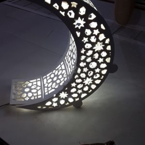 Макет космического ночника с лазерной резкой