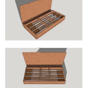 Макет лазерной резки для коробки