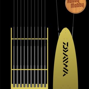 Макет держателя для спинингов с лазерной резкой