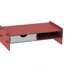 Макет лазерной резки настенной полки для дома с современным дизайном