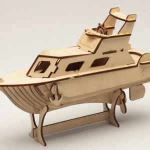 Макет водного транспорта для лазерной резки