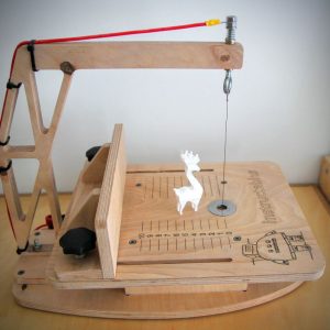 Макет деревянного станка для резки пенопласта