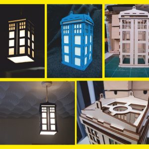 Уникальный ночник в форме Tardis