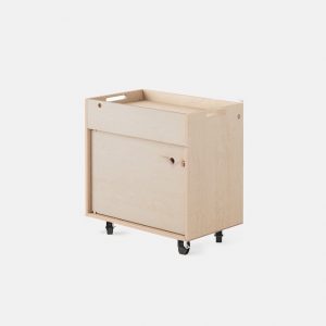 Макет лазерной резки для тумбы на колёсиках