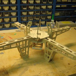 Макет лазерной резки для корпуса квадрокоптера