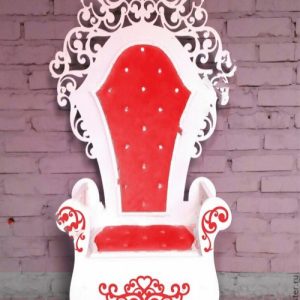 Макет кресла-трона для лазерной резки