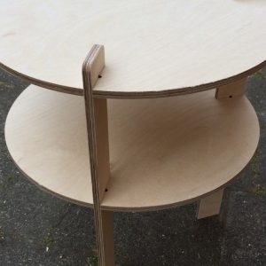 Макет журнального столика для лазерной резки — элегантный дизайн мебели для интерьера